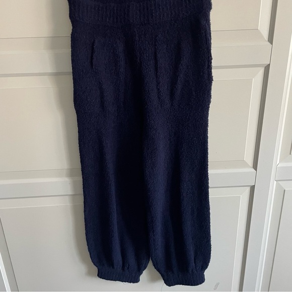 New! Free People FP Beach Claire terry Navy Knit strapless Jumpsuit 20147 - Picture 7 of 12